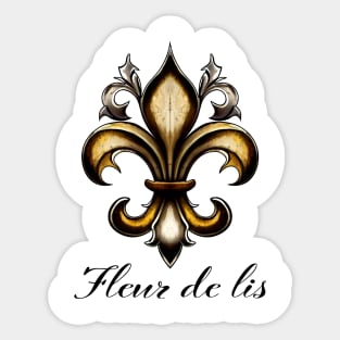 Fleur De Lis Sticker